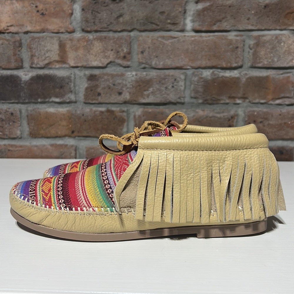 Minnetonka Frisco Deerskin Serape Fringe - Picture 2 of 15